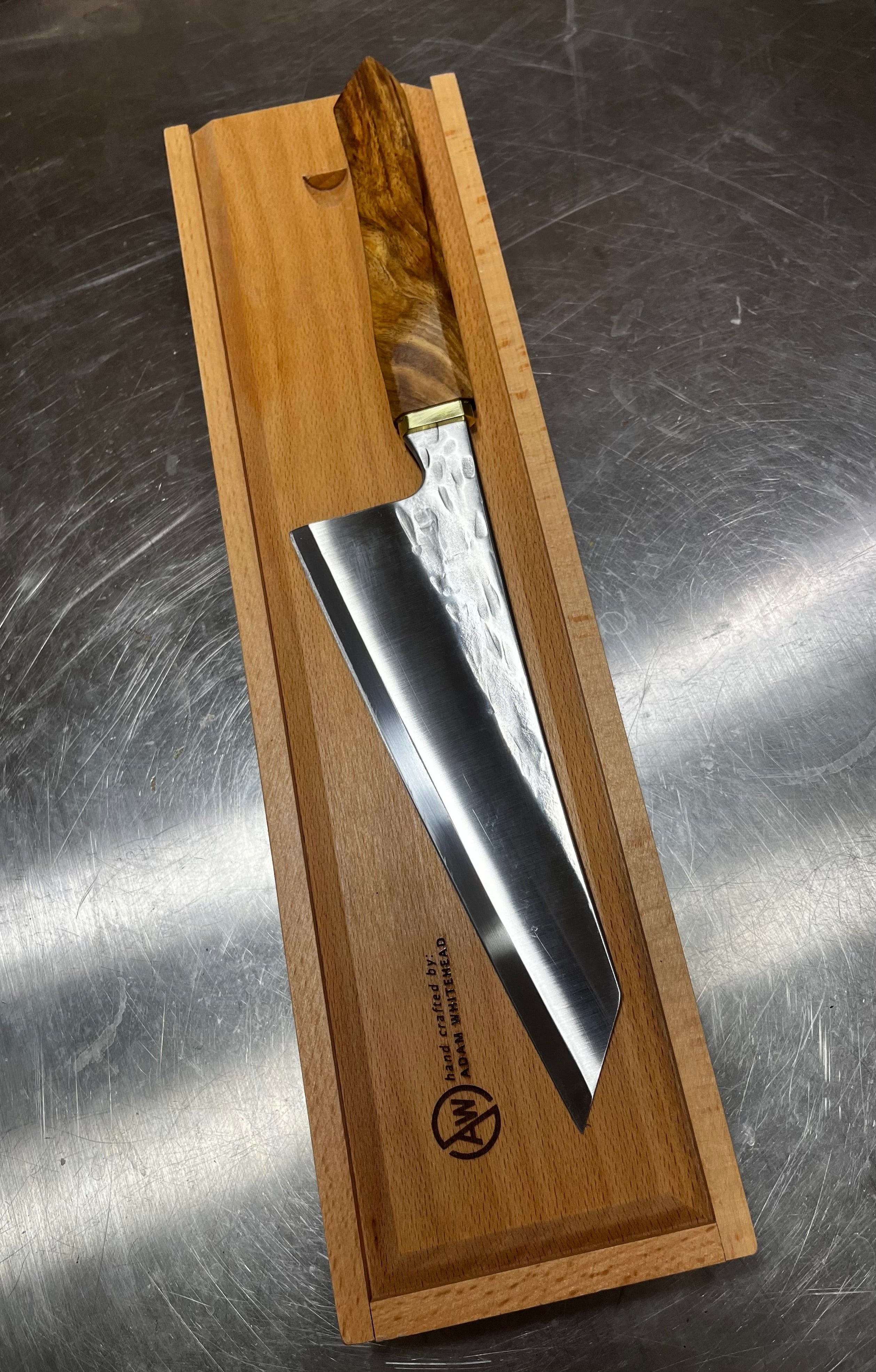 8" custom gyuto knife